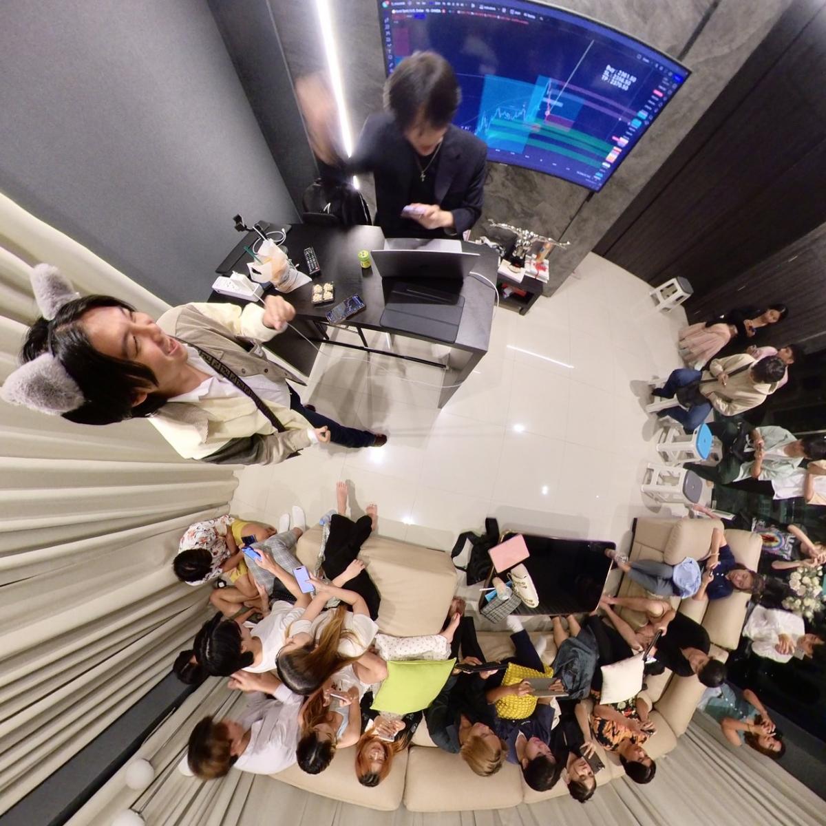 บรรยากาศ ETC Community ระหว่างเรียนเทรด